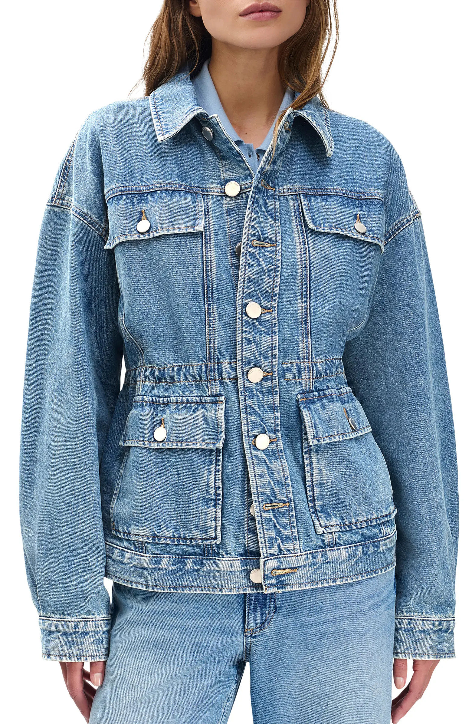 rag & bone Amy Cinched Denim Jacket | Nordstrom | Nordstrom