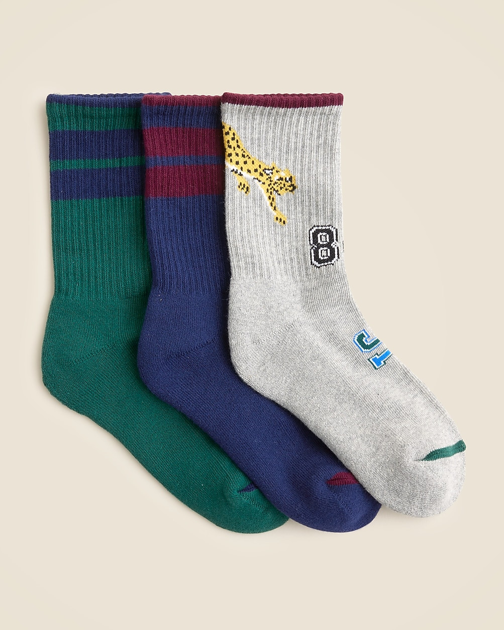 Kids' trouser socks three-pack | J. Crew US
