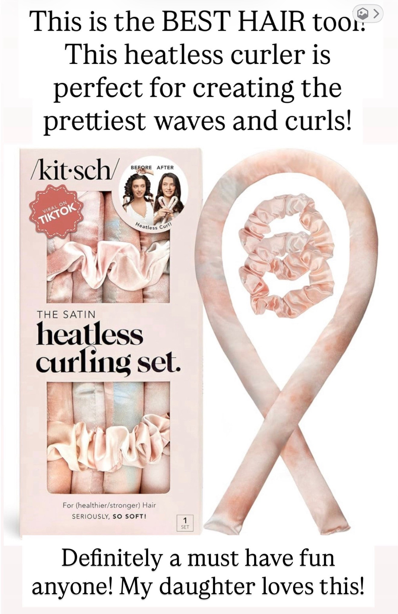 The easiest heatless curls.

#LTKBeauty