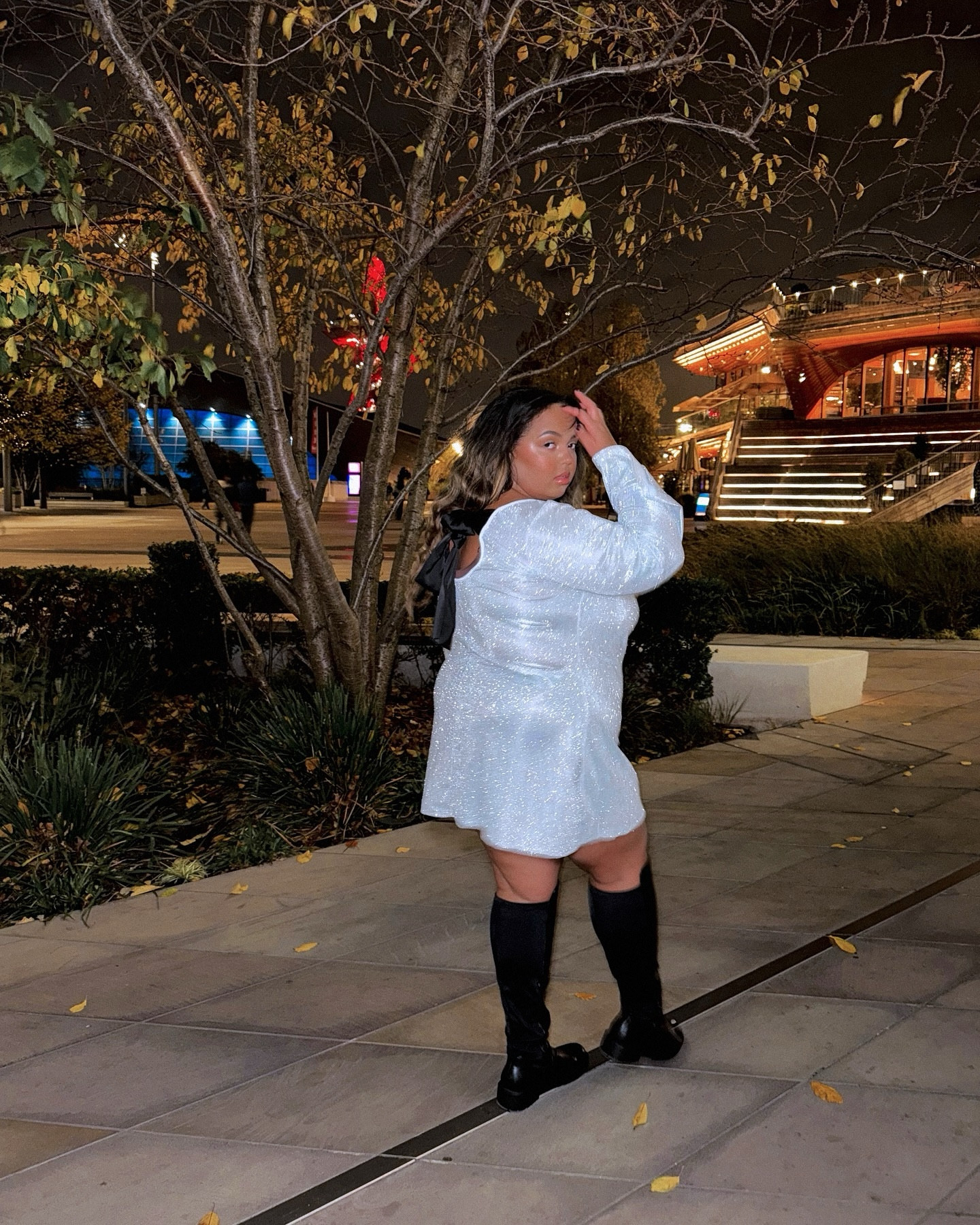 serving sparkle under the city lights ✨💎 this dress is giving all the christmas glam vibes, paired with my go-to knee-high boots for a little edge 🔥🌙 feeling festive and fabulous! 💃🏽

💰 ‘24Q4osayande’ for additional 15% off SHEIN

btw be careful with this one, it will make everything glitter ✨ and that’s not some pun, it will literally be everywhere 😂 i now have a glitter coat, glitter pillows, glitter blanket. i washed my hair three times and i’m still finding glitter in it 😂

#LTKstyletip #LTKplussize #LTKcurves