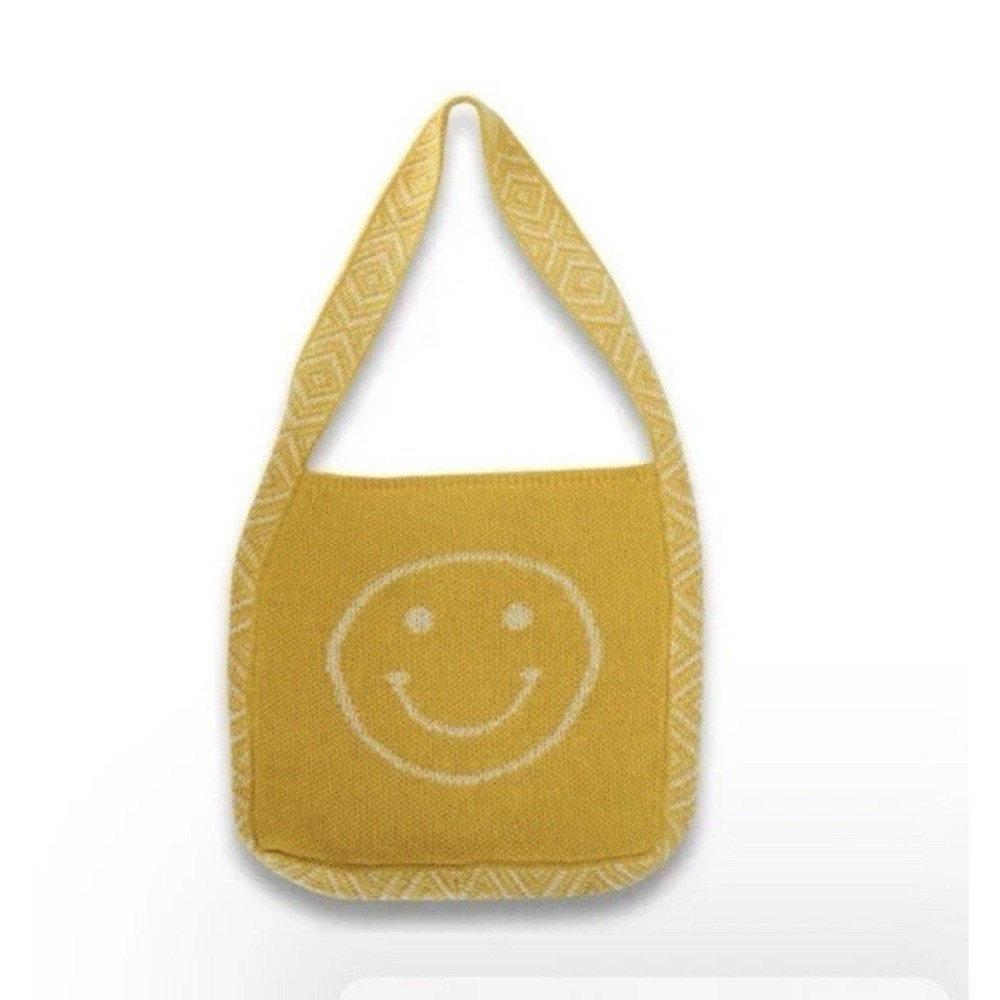 Yellow The Label Smiley Face Bag Yellow/Cream color Shoulder Bag | Poshmark