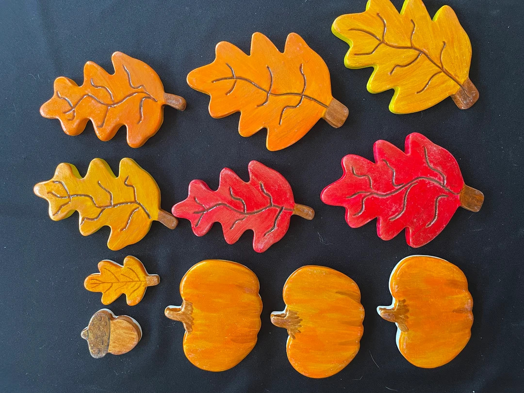Ceramic Tile Fall Leaves - Etsy | Etsy (US)