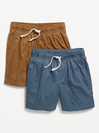 Twill Pull-On Shorts 2-Pack for Boys (Above Knee) | Old Navy (US)