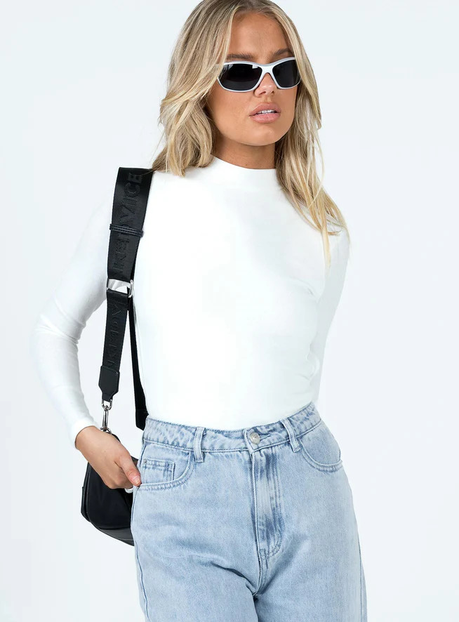 Cosmos Backless Bodysuit Ivory | Princess Polly US