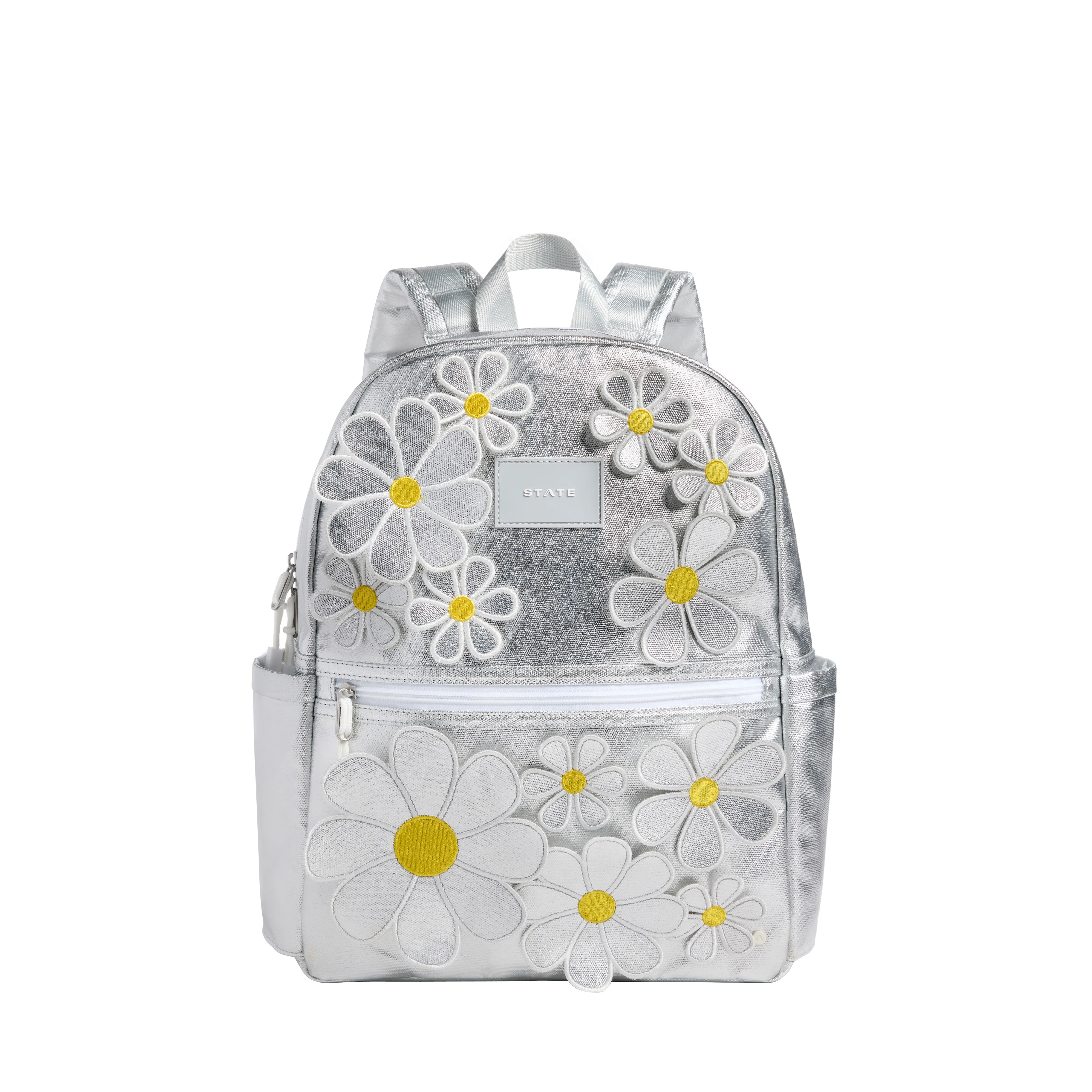 STATE Bags | Kane Double Pocket Backpack 3D Daisies | STATE Bags