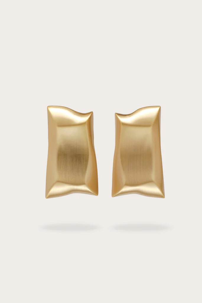 ALAYA EARRING - BRUSHED BRASS | Cult Gaia - US