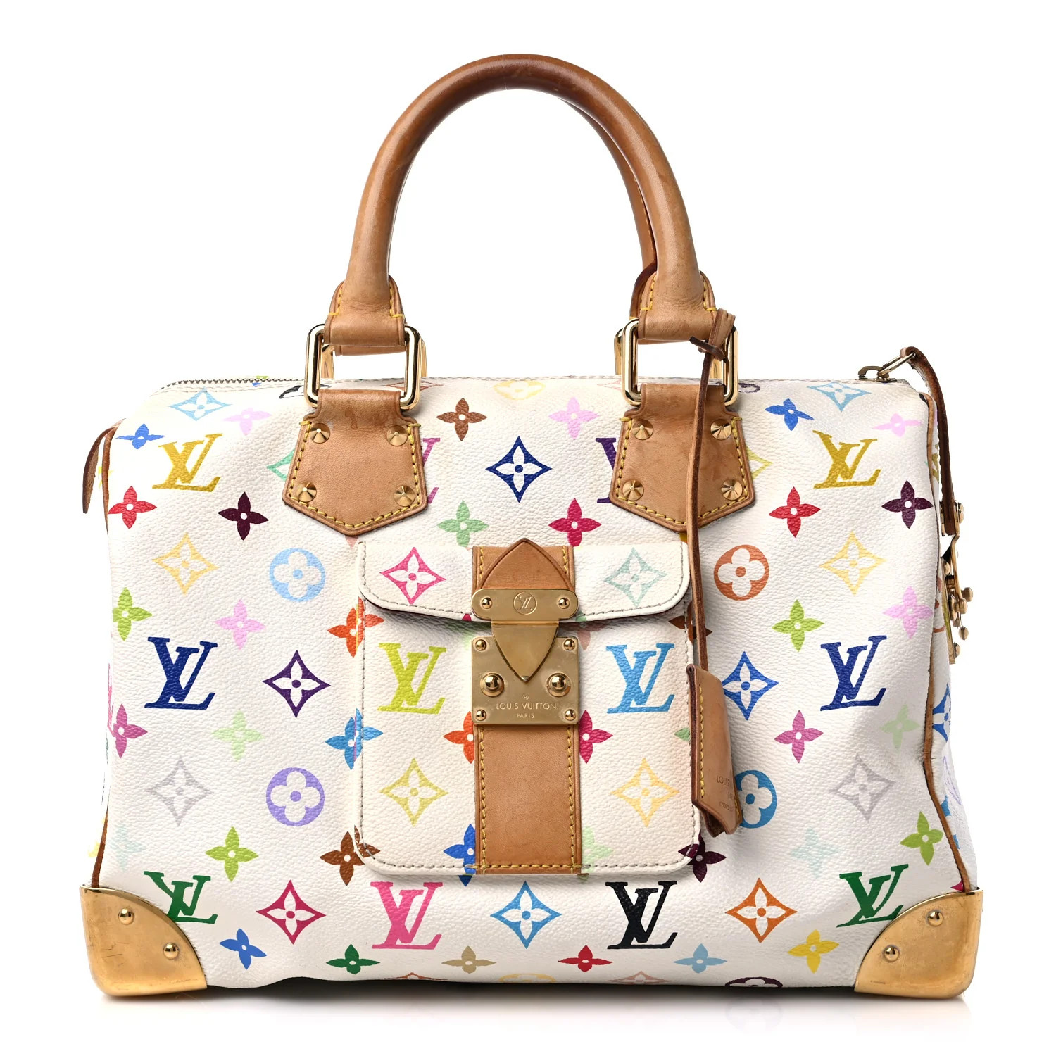 Monogram Multicolor Speedy 30 White | FASHIONPHILE (US)