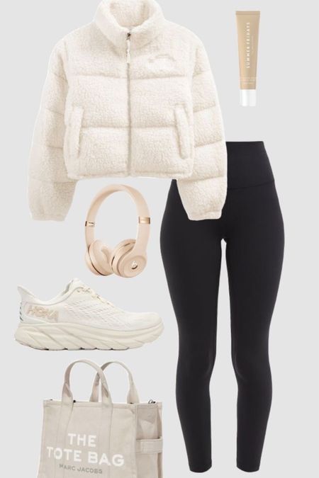 The Nuptse sherpa quilted jacket paired with lululemon align leggings and the perfect off-white Hoka shoes make the best winter outfit! 

#LTKfit #LTKSeasonal #LTKstyletip