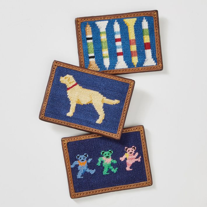 Smathers & Branson Needlepoint Card Case | Mark and Graham