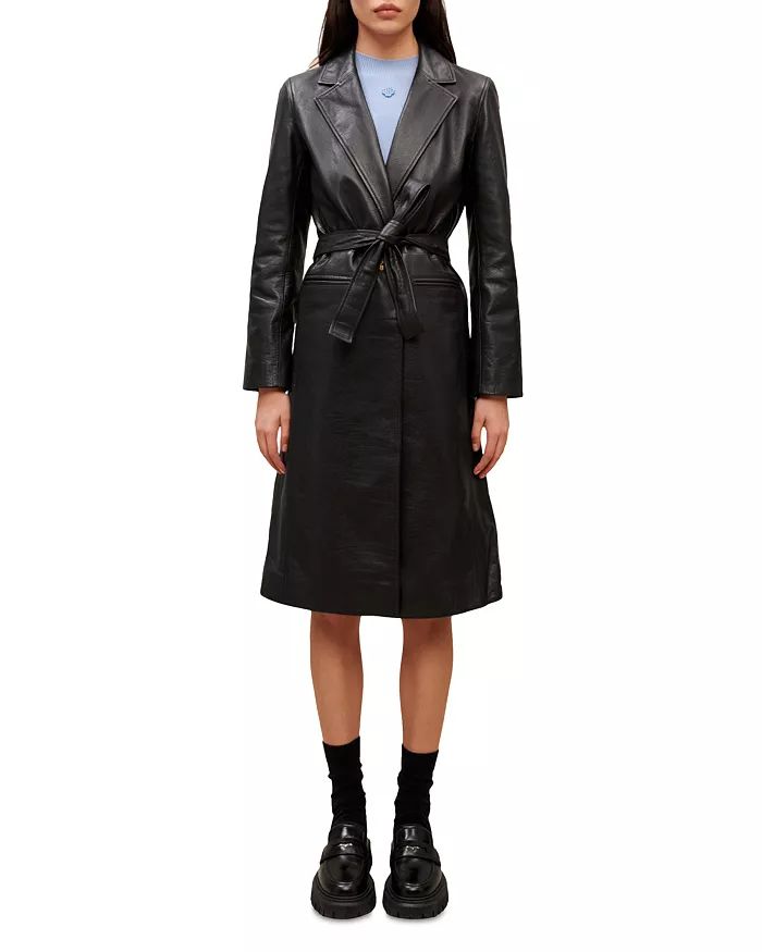 Grenchir Leather Trench Coat | Bloomingdale's (US)