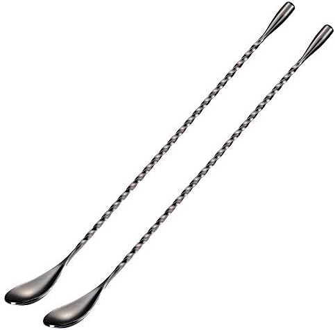 Amazon.com: Briout Bar Spoon Cocktail Mixing Stirrers for Drink, Stainless Steel 12 Inches Long H... | Amazon (US)