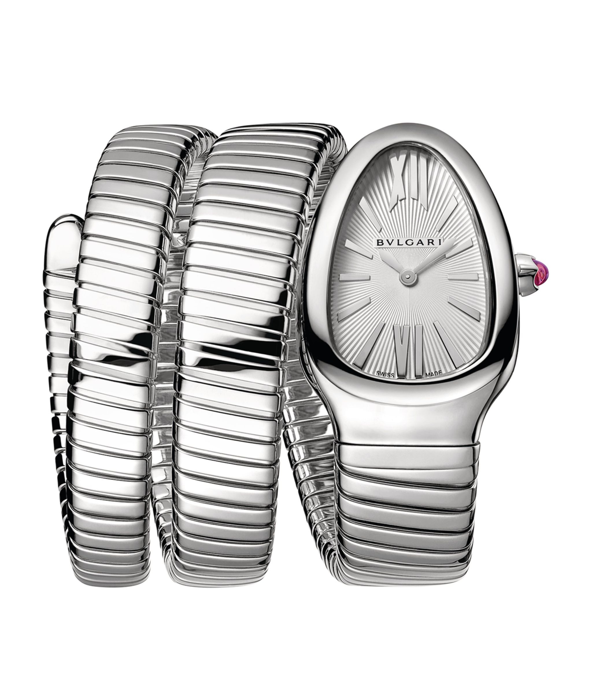 Stainless Steel Serpenti Tubogas Watch 35mm | Harrods