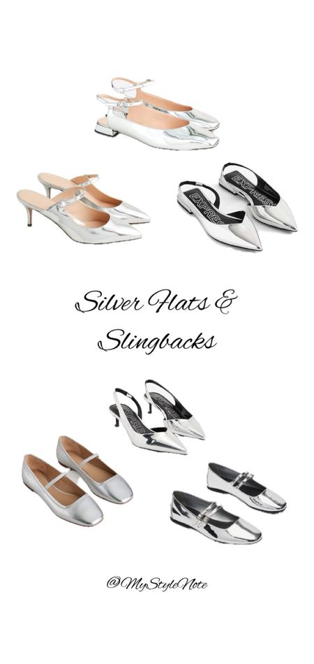 Craving a pair of silver flats to wear this spring! Here is a round-up of some I love. 

Silver flats, silver shoes, silver slingbacks, spring shoes 

#LTKshoecrush #LTKSeasonal #LTKstyletip