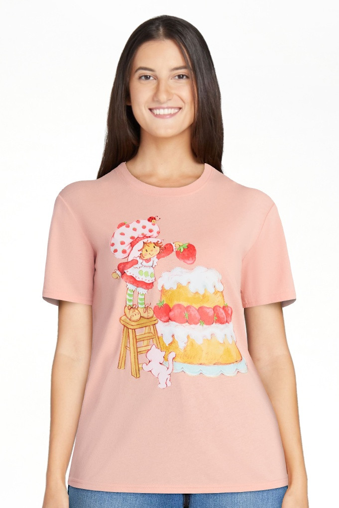 Strawberry Shortcake Women's Graphic Tee with Short Sleeves, Sizes XXS-XXL | Walmart (US)