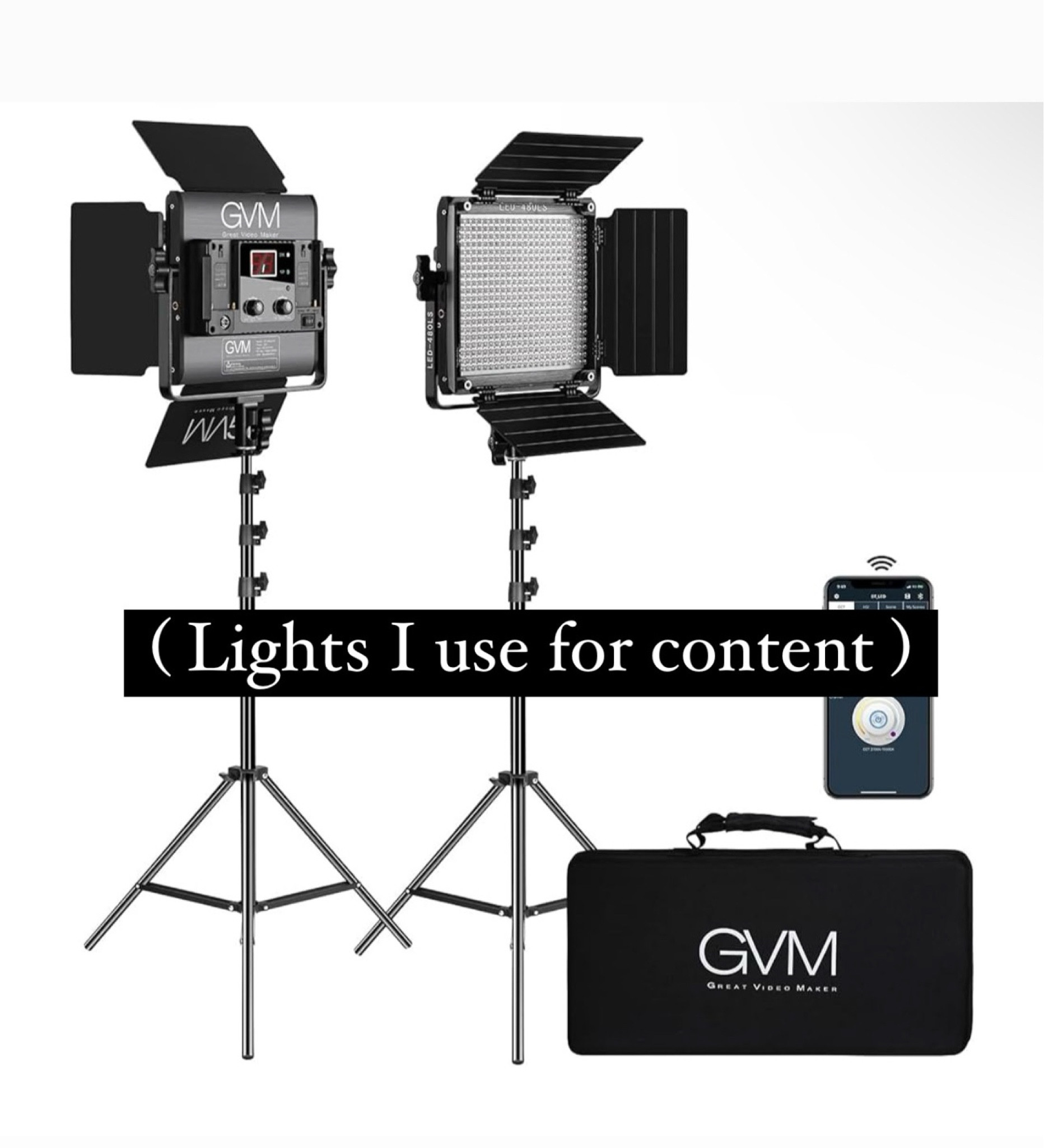 Lights I recommend for better quality content! 🤍 the clip on light is perfect if your just beginning. 