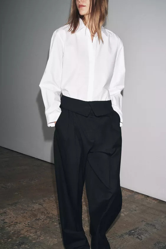 ZW COLLECTION POPLIN SHIRT | Zara US