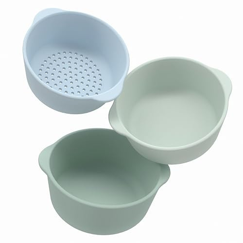 Inspire My Play - 3 x Nesting Bowls and Sieve - Perfect for Sensory PlayTray - Sensory Bin Accessories - Special Education Classroom Supplies - Montessori Education Toys - Green | Amazon (US)