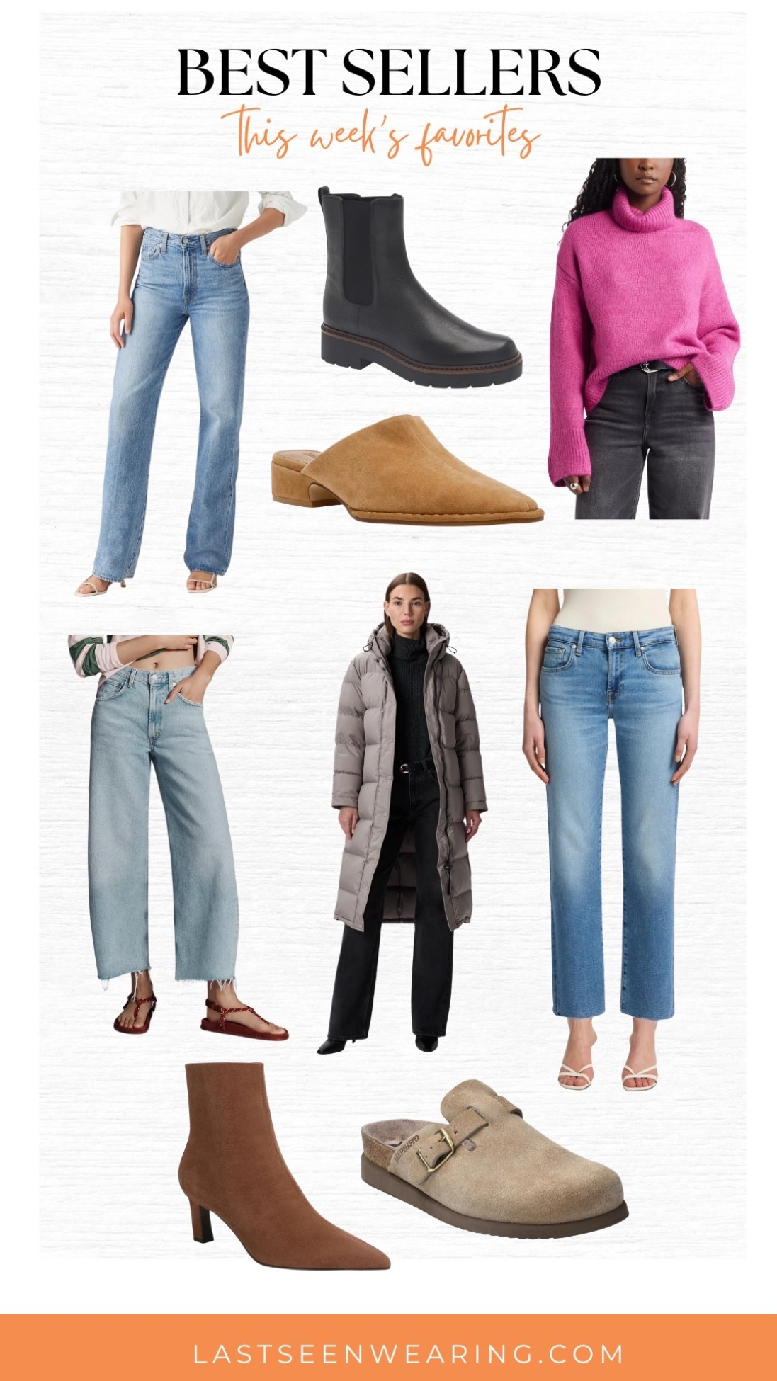 This Week’s Bestsellers
#mule #clog #jeans 

#LTKOver40