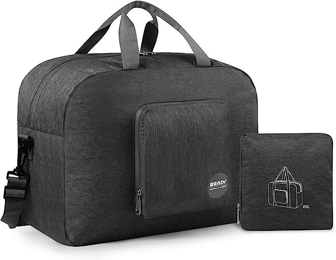 WANDF 16" ~ 22" Foldable Duffle Bag 20L ~ 50L for Travel Gym Sports Lightweight Luggage Duffel 10... | Amazon (US)