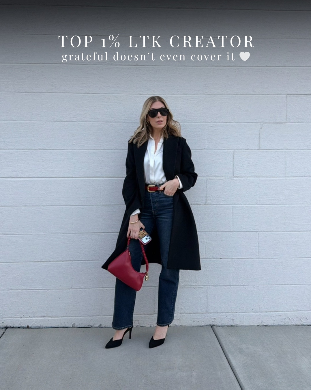 I hesitated to share this — but gratitude always wins.

Being named a top 1% creator on LTK is something I don’t take lightly. Every save, shop, DM, and message of support is because of you.

Thank you to this incredible community for trusting me with your style, and thank you to @shop.ltk / @ltk.hq for building a platform that allows creators to do what we love. I’m so grateful for this space and excited for what’s ahead 🤍

#LTKootd #LTKOver40 #LTKHoliday