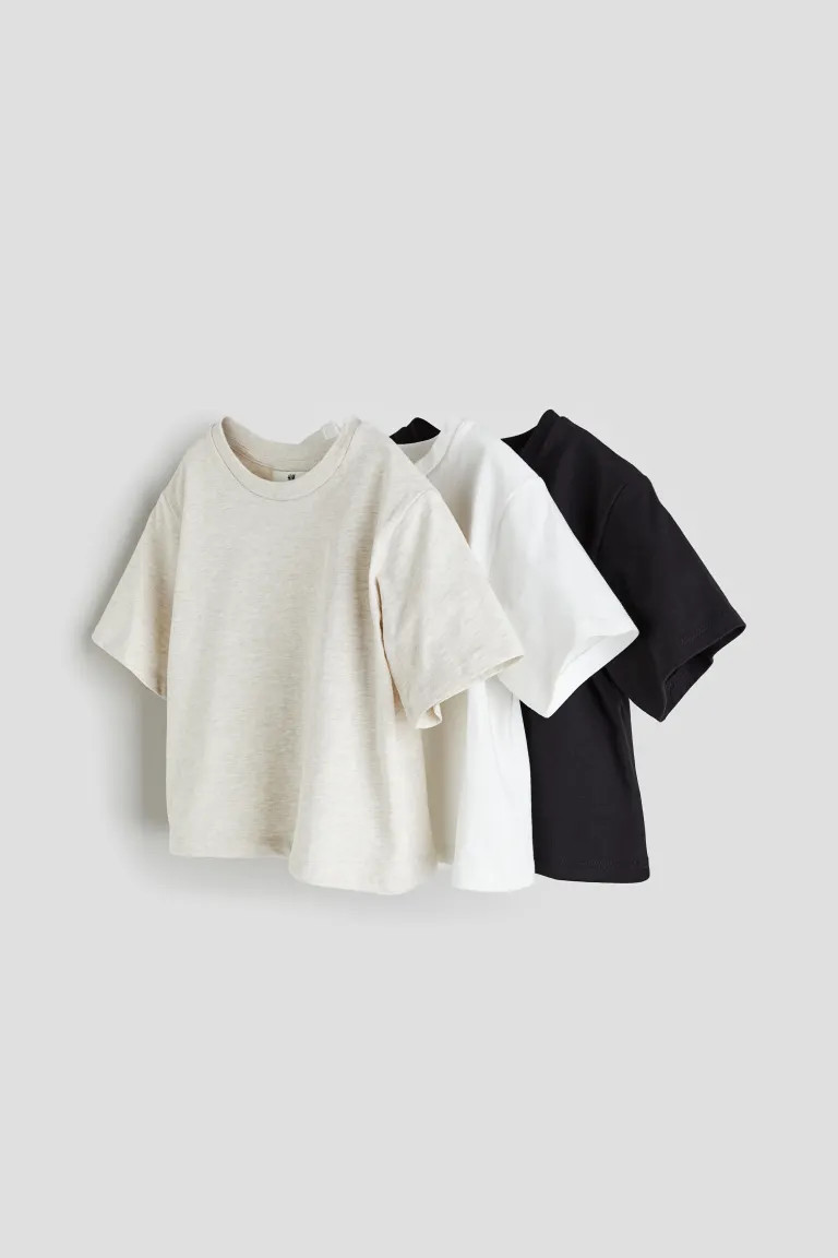 3-pack Cotton T-shirts | H&M (US + CA)
