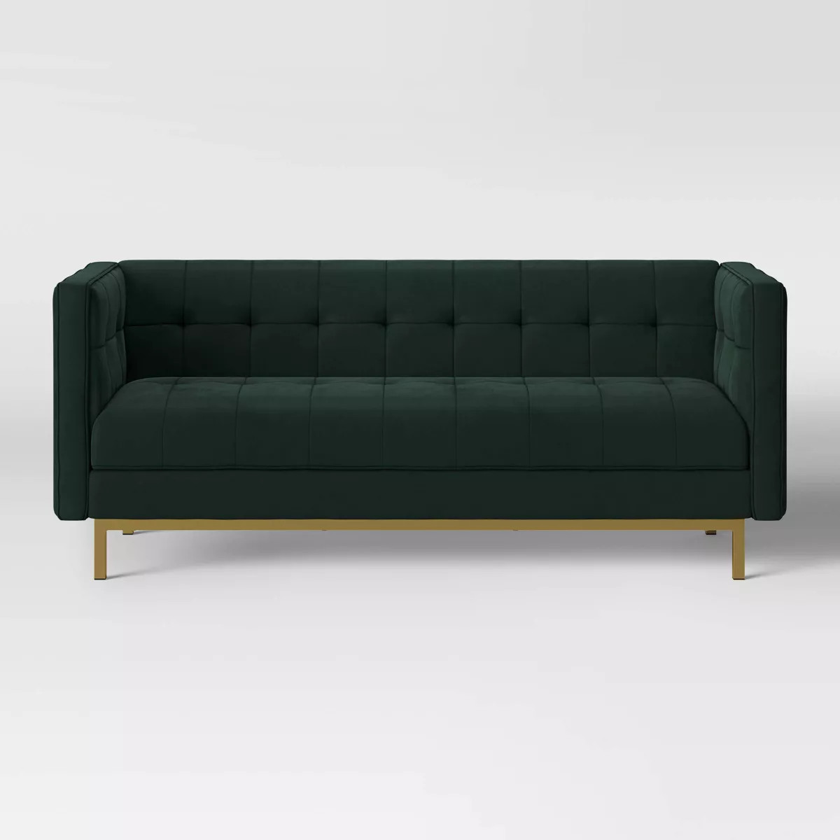 Cologne Tufted Track Arm Sofa Emerald Green - Threshold™ | Target