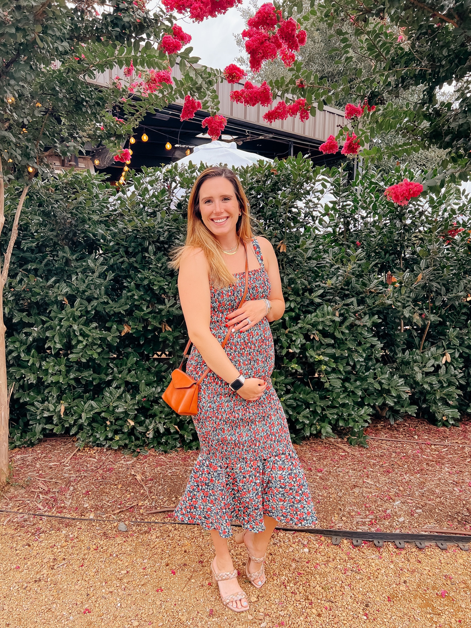 When temps get below 100, get me a babysitter and a mocktail 💁🏻‍♀️👏🏻 My 2nd kid resolution (yes, it’s a thing now) is to get better about asking for sitters/time away together because man it’s so necessary. 
Also- I don’t know how it’s taken me so long to grab a smocked dress, but this thing was MADE for pregnancy! It’s literally all stretch and so comfy. 

#LTKSeasonal #LTKunder50 #LTKbump