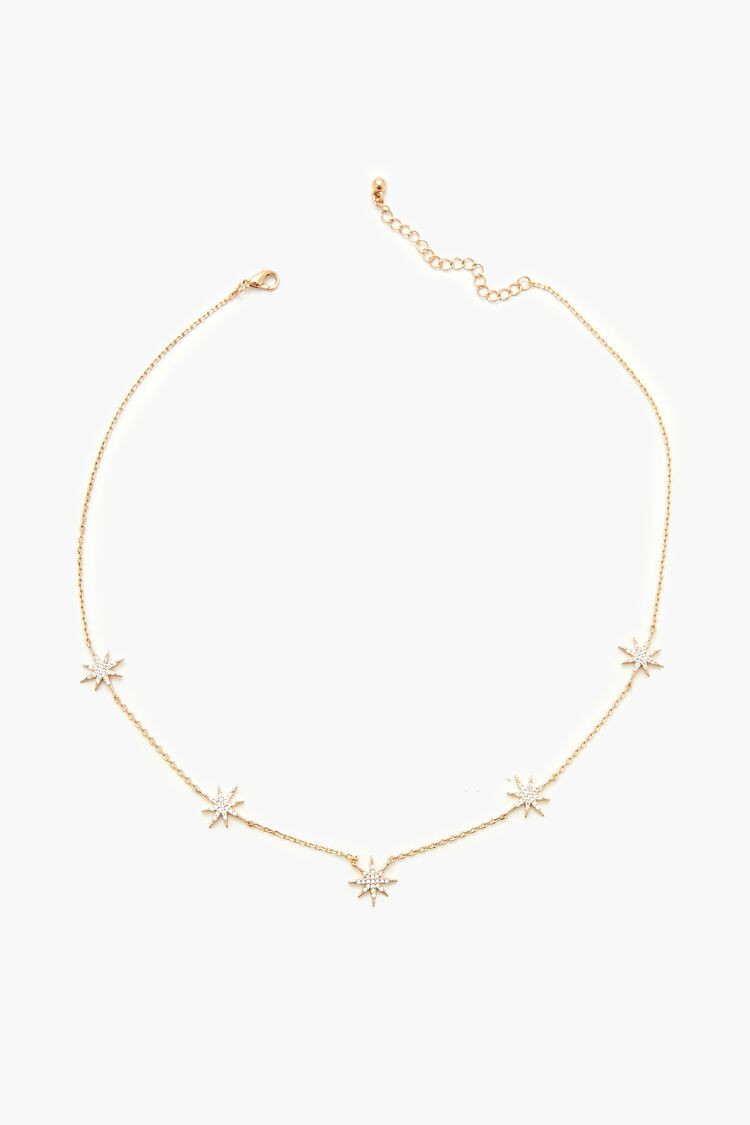 Rhinestone Star Charm Necklace | Forever 21