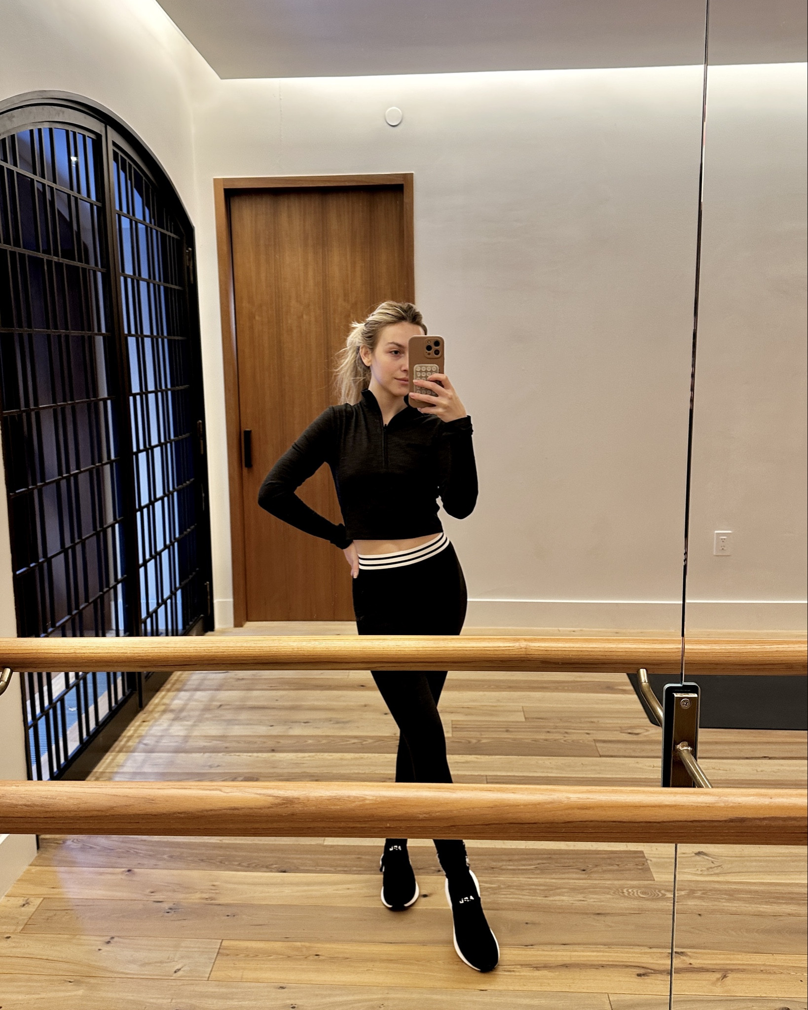 Comfy comfy comfy in splits59 and APLs - these 2 holiday drops are so sleek and ultra soft. Wearing XS top and bottom and 6.5 shoe. Great gift idea for the holidays and motivation for the 2025 bod! 🌶️🌶️🌶️

#LTKFitness #LTKActive #LTKHoliday