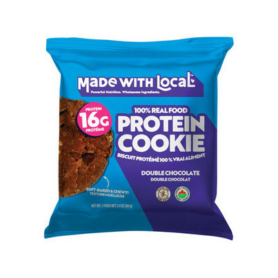 Made With Local Protein Nut Butter Cookie Double Chocolate | Well.ca