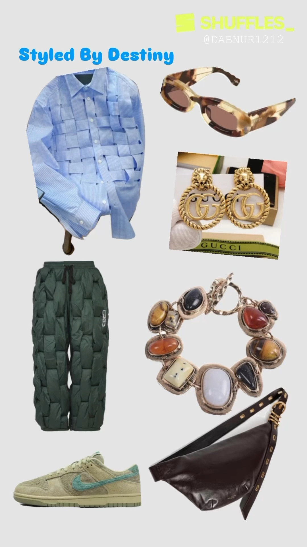 Pants: Cristian zerotre, green glacier weave pants 
Blosue: chicurb.com, Isabella shirt 
Sneakers: Nike 
Earrings: Gucci 
Bracelet:  found below 
Glasses: Gucci, Editorialist.com
Bag: Rag and bone found below 


 

#LTKOver40 #LTKStyleTip #LTKItBag