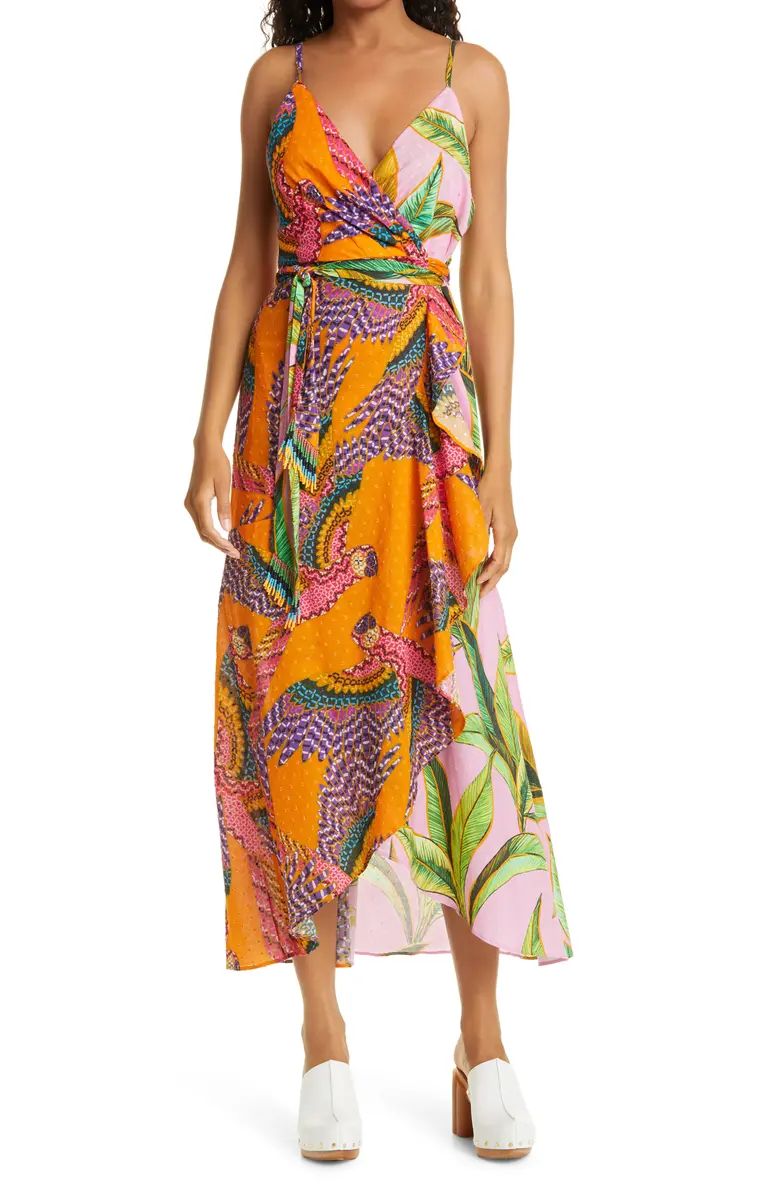 Mixed Print Surplice Dress | Nordstrom | Nordstrom