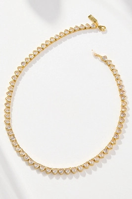 Talis Chains Hearts Tennis Necklace | Anthropologie (US)