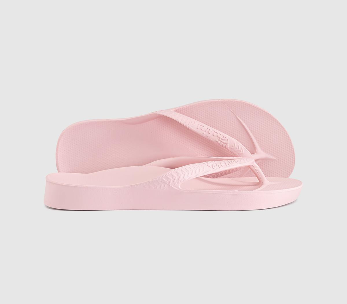 Archies Womens Flip Flops Pink, 4 | Office Shoes (UK)