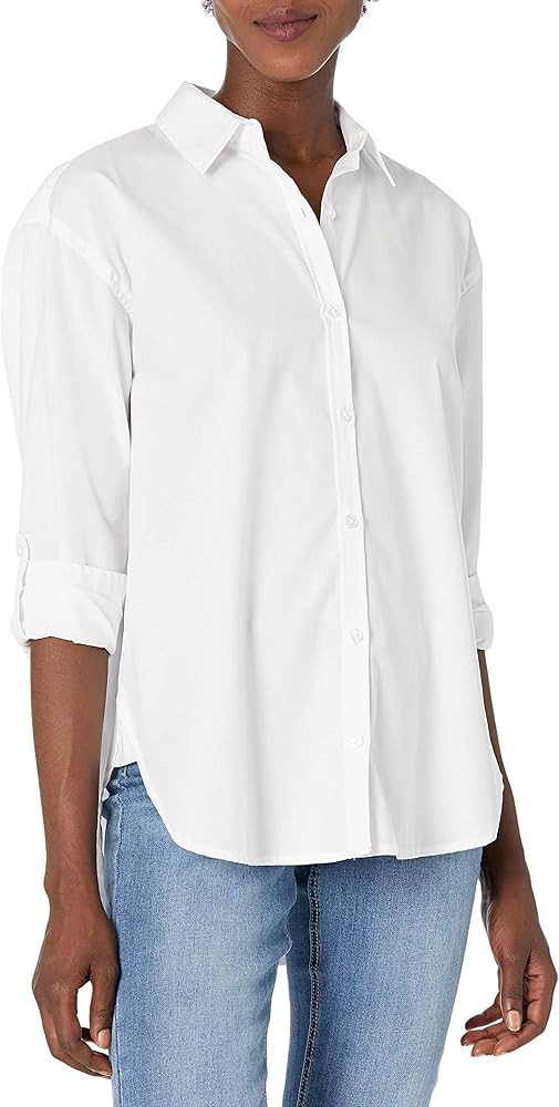 Gloria Vanderbilt Women's Amanda Monogram Button Down Shirt | Amazon (US)
