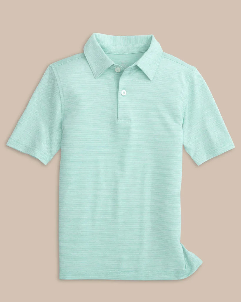 Boy's Driver Spacedye Polo Shirt | Southern Tide