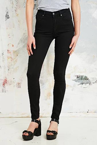 Cheap Monday Second Skin High-Waist Jeans in Black | Urban Outfitters AU