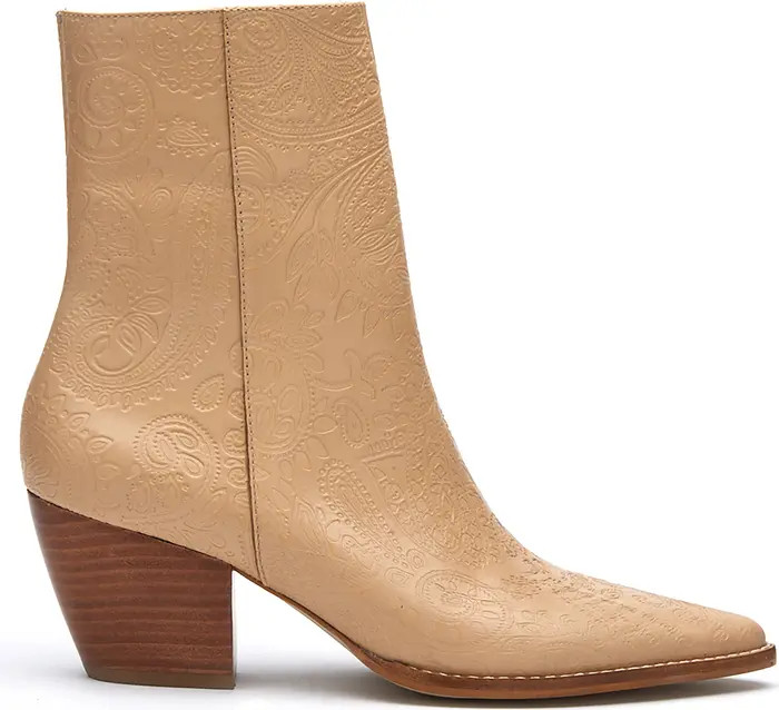 Caty Western Pointed Toe Bootie | Nordstrom