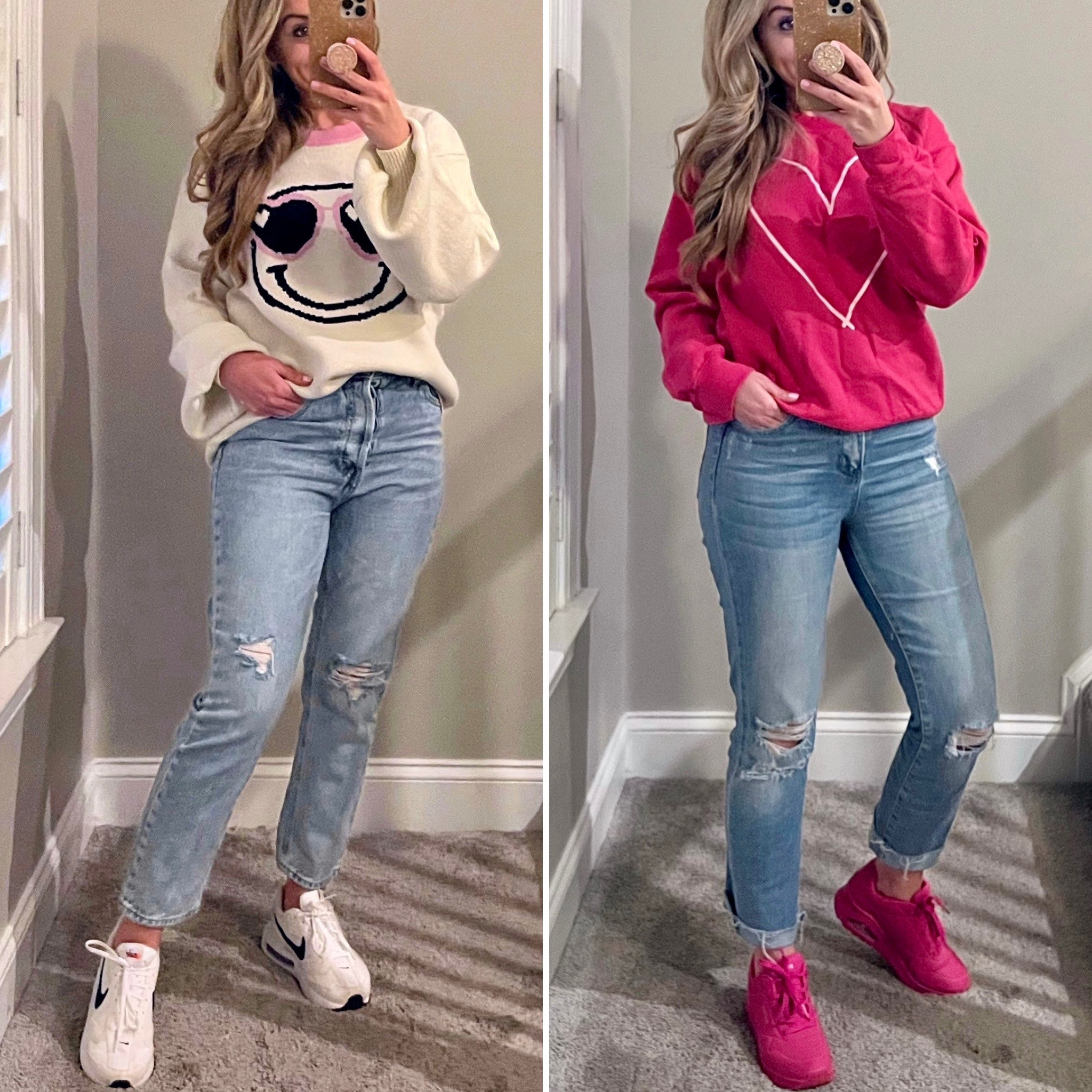 Casual Valentine’s Day outfits 

#LTKstyletip #LTKSeasonal #LTKshoecrush