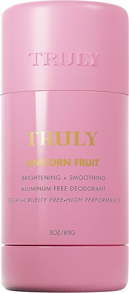 Truly Beauty Unicorn Fruit Aluminum Free Deodorant for Women with Cotton Candy Scent - Natural De... | Amazon (US)
