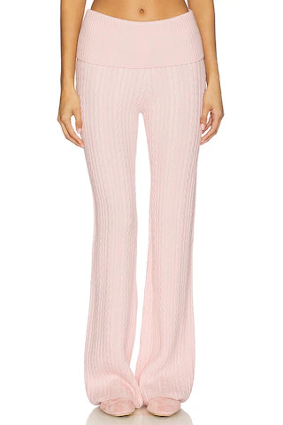 Lovers and Friends Bessie Knit Pant in Light Pink from Revolve.com | Revolve Clothing (Global)