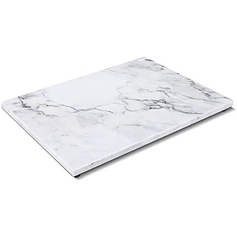 Villa Acacia Marble Cutting Board - 16 x 12 Inch Marble Slab Pastry Board for Charcuterie, Cheese... | Amazon (US)