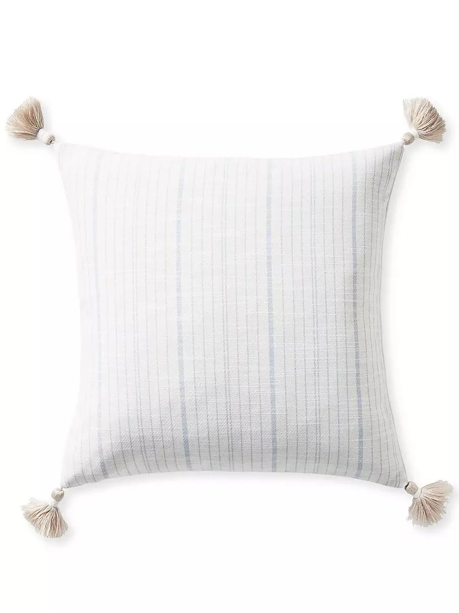 Surf Stripe Pillow Cover | Serena and Lily