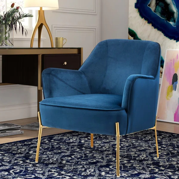 Dallin 28" Wide Velvet Armchair | Wayfair Professional