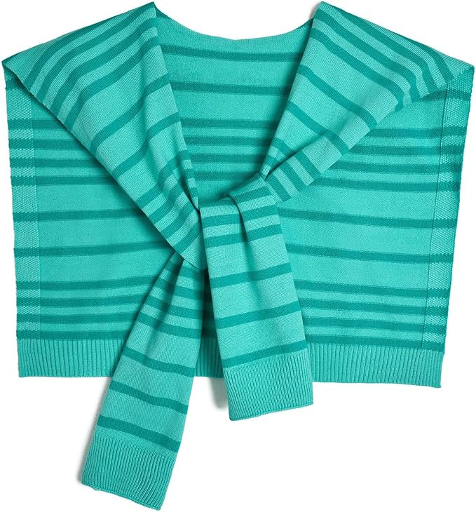 WaJuemy Sweater Shawl Wraps for Women Sweater Knitted Knotted Shawls Travel Casual Scarf Cape Sho... | Amazon (US)