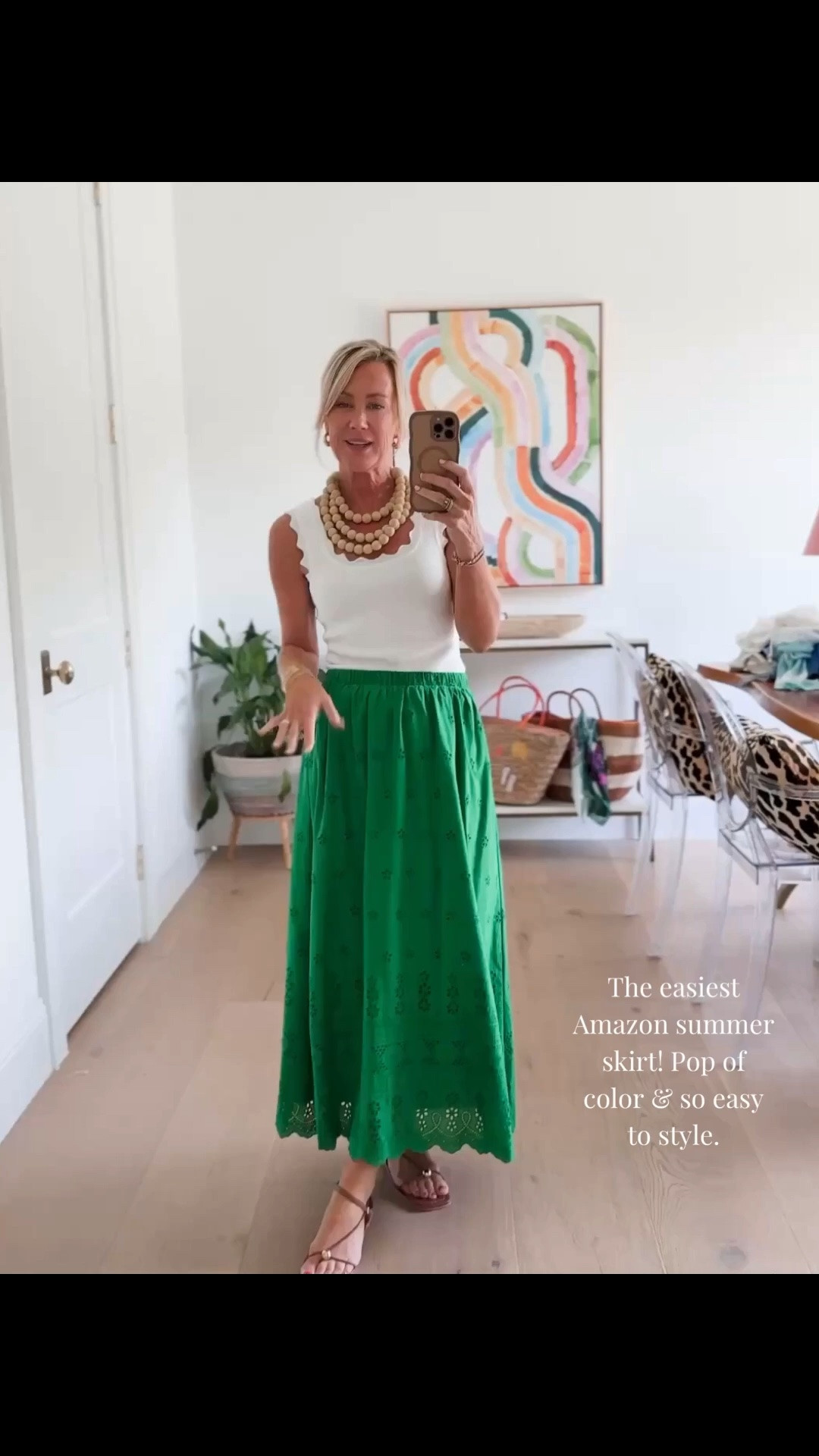 April Top Seller | Green Amazon Skirt

#LTKSeasonal #LTKgrwm #LTKootd