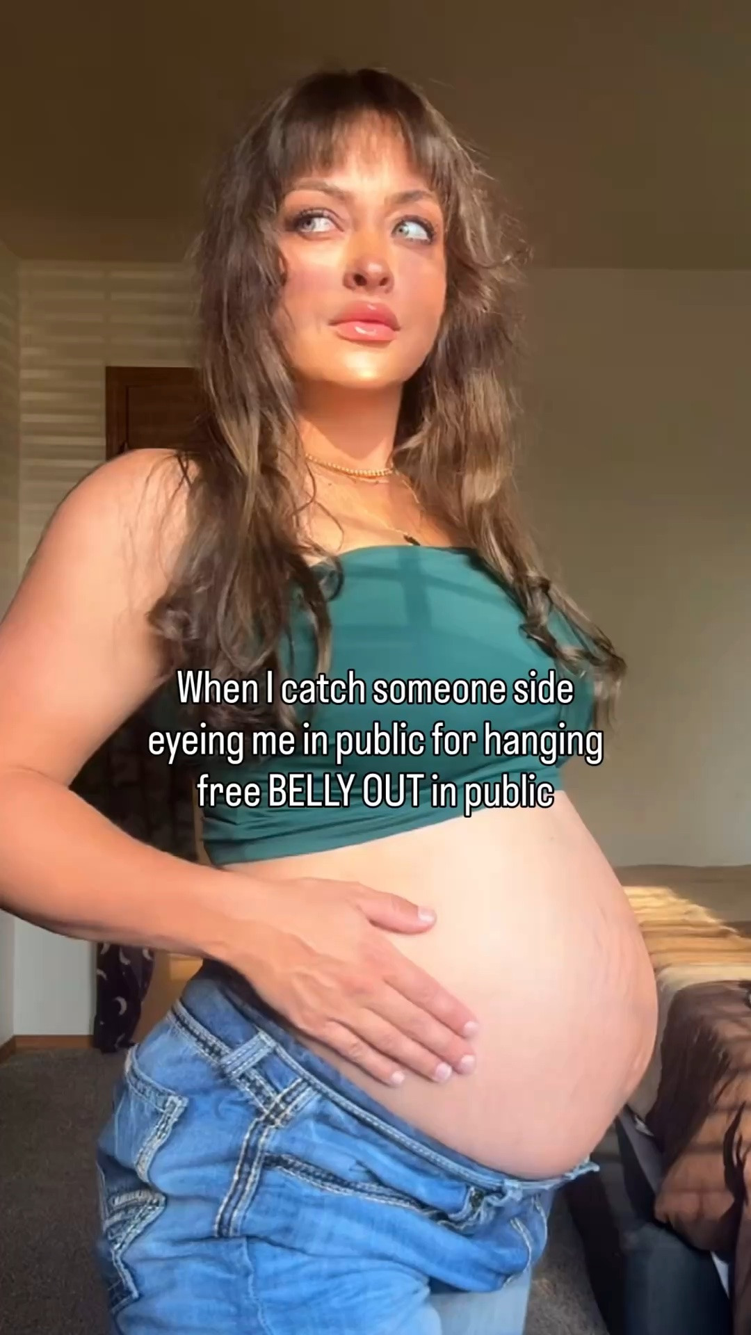 Acting like belly’s are a members-only club 💀

#LTKBump