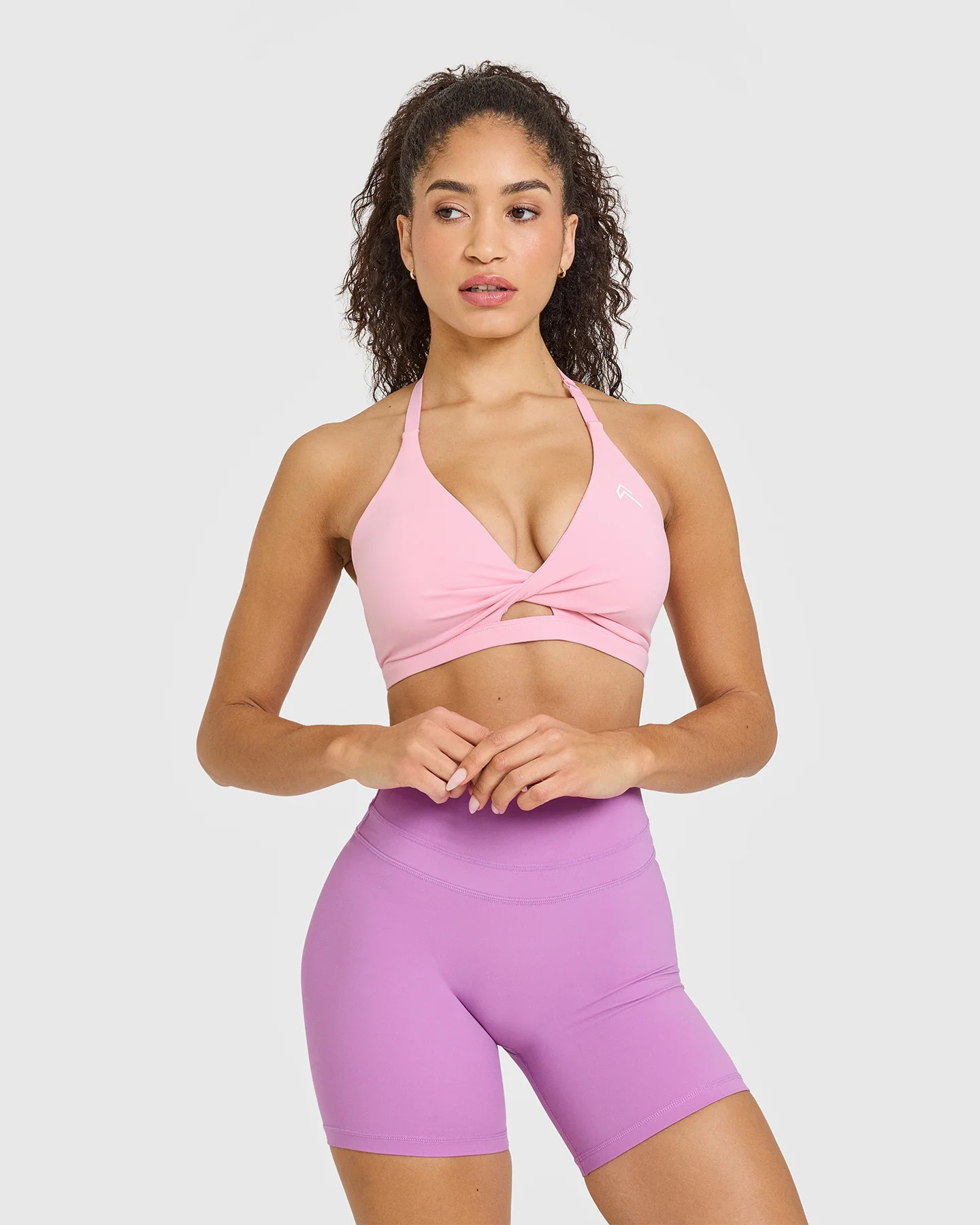 Unified Twist Sports Bra | Petal Pink | Oner Active (UK / US)