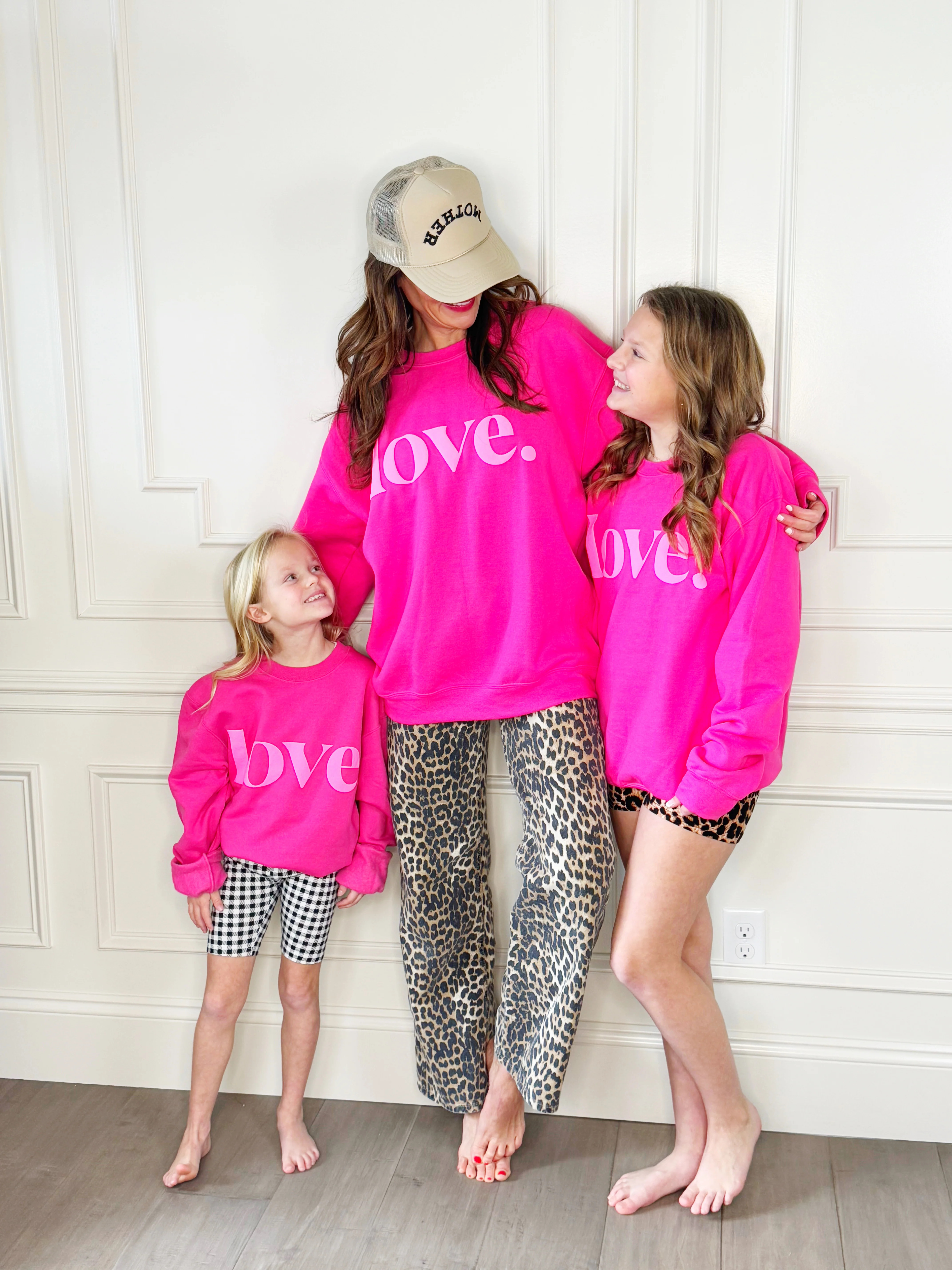 love. Puff Pink Y &A Sweatshirt | Poppy & Pine