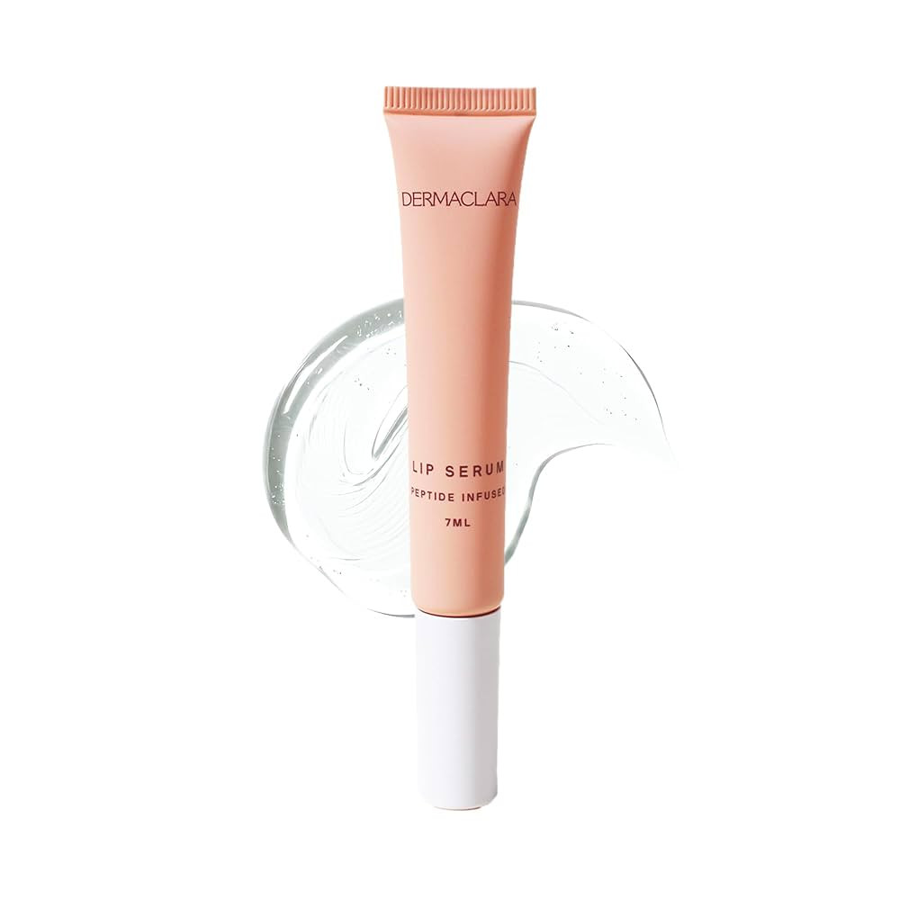Dermaclara Peptide Infused Lip Serum - Plumping Peptide Lip Treatment for Women, Anti Aging Serum... | Amazon (US)